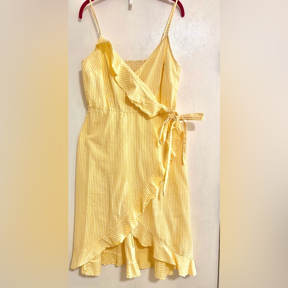 A New Day Yellow Striped Dress